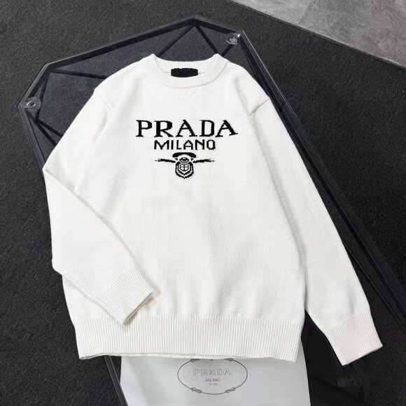 Prada white knitted jumper - Picture 1 of 8